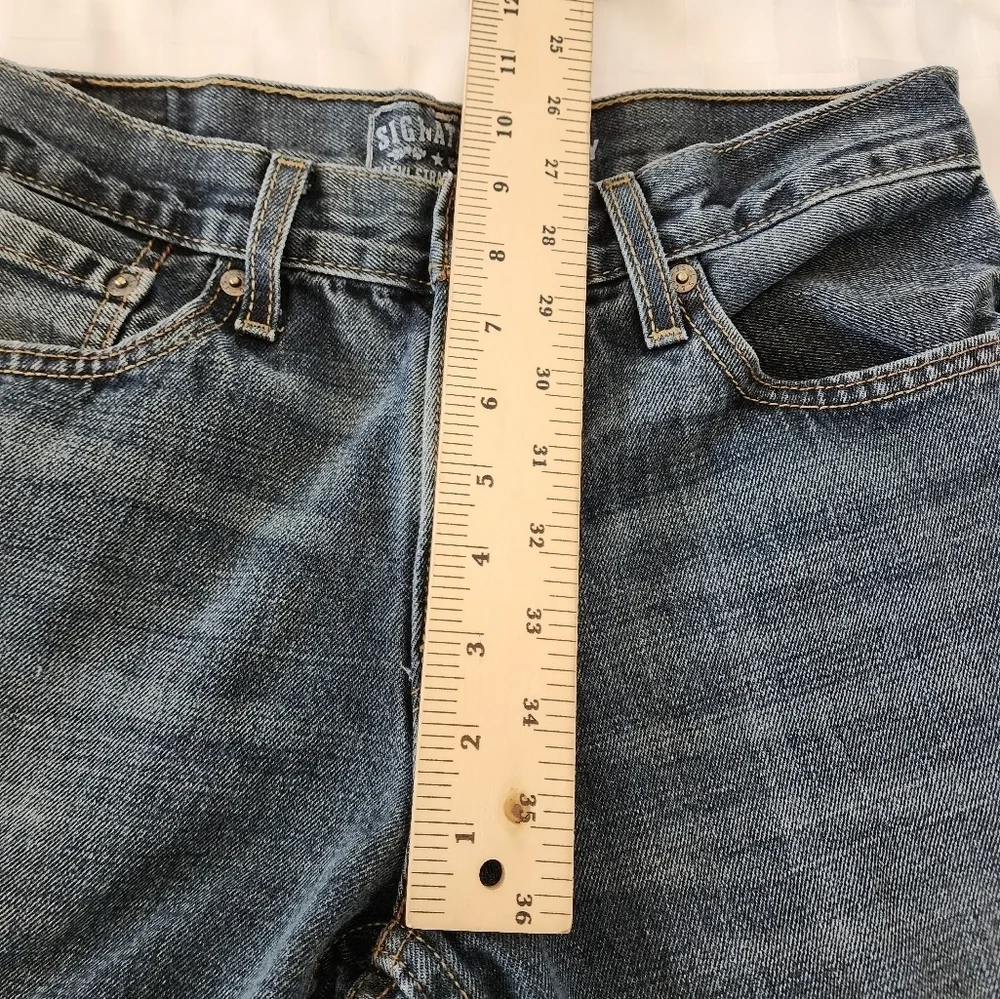 Levi's 505 Red Tab Jeans Straight Leg Zipper Fly Blue Size 36 X 30